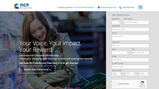 
                            6. Sign up to make your opinions count! - National Consumer Panel