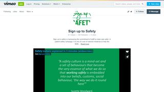 
                            3. Sign up to Safety on Vimeo