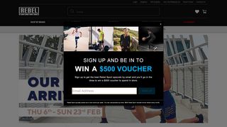 
                            11. Sign up to win a $500 voucher - Rebel Sport