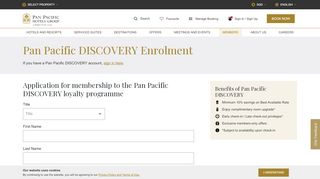 
                            10. Sign Up Today - Pan Pacific Hotels Group