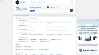 
                            1. sign up - Traducción al español – Linguee