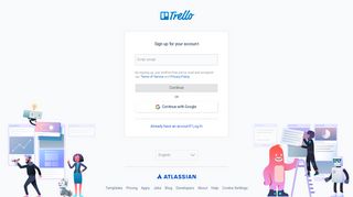 
                            3. Sign Up - Trello