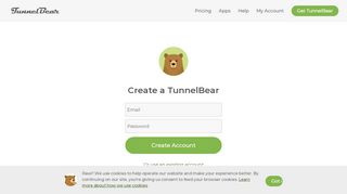 
                            7. Sign Up | TunnelBear