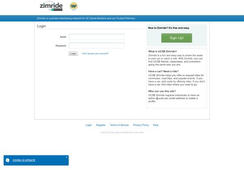 
                            9. Sign up - UCSB Zimride
