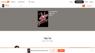 
                            2. Sign Up - Wattpad