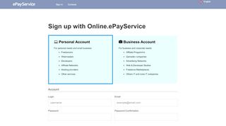 
                            12. Sign up with Online.ePayService