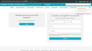 
                            2. Sign Up with Snapfish | Free Snapfish Account | Create a Snapfish ...