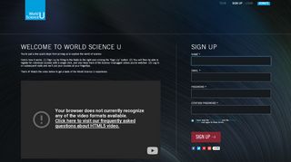 
                            6. Sign Up - World Science U