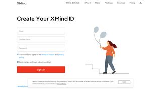
                            4. Sign Up - XMind - Mind Mapping Software