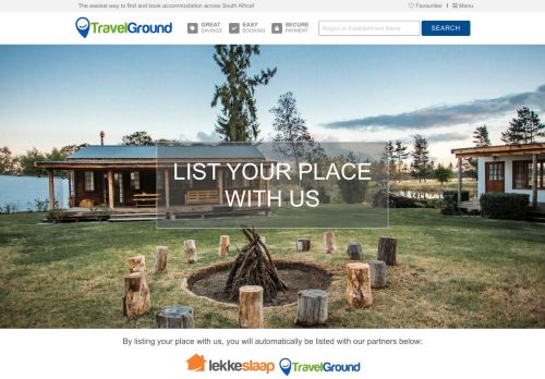 
                            6. Sign-up your place today! TravelGround - TravelGround.com