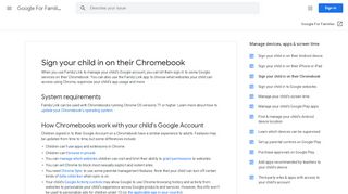 
                            12. Sign your child in on their Chromebook - Google For Families Help