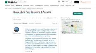 
                            11. Signal Iduna Park FAQ (Dortmund) - TripAdvisor