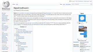 
                            10. Signal Messenger - Wikipedia