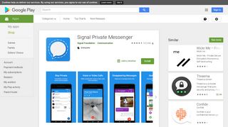 
                            2. Signal Private Messenger - Apps on Google Play
