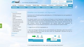 
                            8. Signatur | Hilfe - mail.de GmbH
