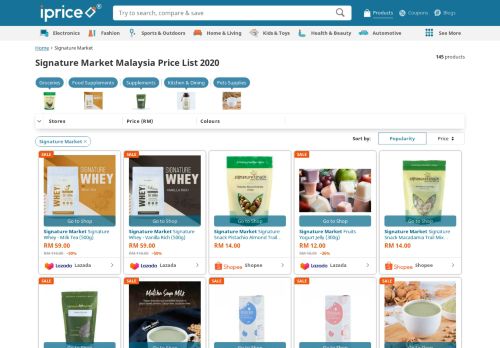 
                            11. Signature Market Online Store | The best prices online in Malaysia ...