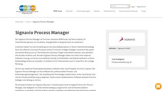 
                            10. Signavio Process Manager | BPM Expo BPM Expo