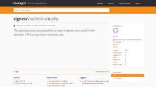 
                            6. signes/vbulletin-api-php - Packagist