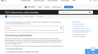 
                            5. Signieren von PDF-Dokumenten in Adobe Acrobat - Adobe Help Center