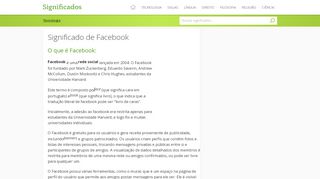 
                            7. Significado de Facebook (O que é, Conceito e Definição) - Significados