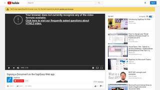
                            7. Signing a Document on the SignEasy Web app - YouTube