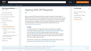 
                            10. Signing AWS API Requests - Amazon Web Services