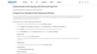 
                            8. Signing Code with Microsoft Signcode or SignTool | DigiCert