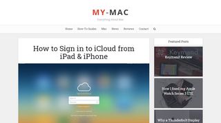 
                            11. Signing in to iCloud.com from iPad & iPhone - My-Mac.org