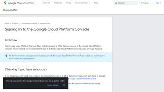 
                            6. Signing In to the Google Cloud Platform Console | Google Maps APIs ...