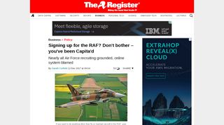 
                            11. Signing up for the RAF? Don't bother – you've been Capita'd • The ...