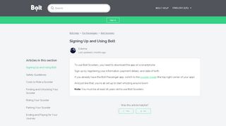 
                            10. Signing Up & Using Bolt – Taxify Help