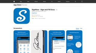 
                            6. SignNow - Sign and Fill Docs on the App Store - iTunes - Apple