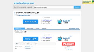 
                            6. signon.postnet.co.za at WI. PostNet Unified Login - Website Informer