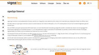 
                            2. signoSign/Universal | signotec GmbH