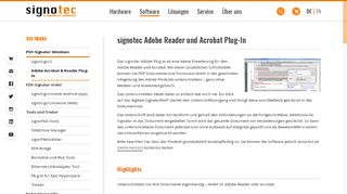 
                            13. signotec Adobe Reader & Acrobat Plug-In | signotec GmbH