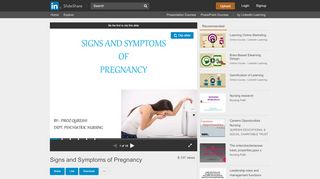 
                            5. Signs and Symptoms of Pregnancy - SlideShare