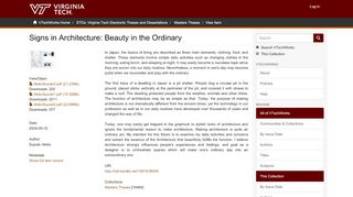 
                            1. Signs in Architecture: Beauty in the Ordinary