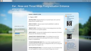 
                            8. Signs in ENT - Ear , Nose and Throat Mcqs Postgraduation Entrance ...