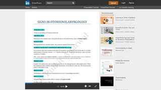 
                            3. Signs in ENT (Otorhinolaryngology) - SlideShare