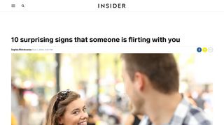 
                            4. Signs someone is flirting - INSIDER