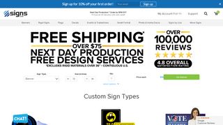 
                            9. Signs.com | The Leader In Custom Signs & Signage Online