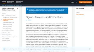 
                            8. Signup, Accounts, and Credentials - Getting Started with Amazon AWS