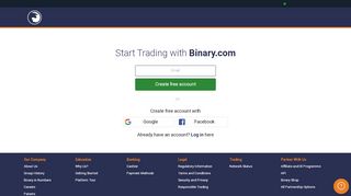 
                            2. Signup | Binary.com
