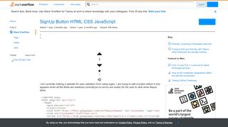 
                            3. SignUp Button HTML CSS JavaScript - Stack Overflow