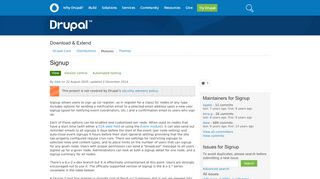 
                            1. Signup | Drupal.org