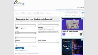 
                            3. Signup for Job Search - BrightSpyre