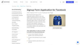 
                            13. Signup Form Application for Facebook Plugin - Benchmark