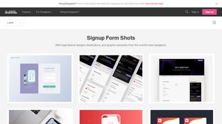 
                            7. Signup Form Designs on Dribbble