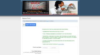 
                            1. Signup Form - Naira4all