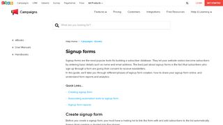 
                            6. Signup Forms - Downloadables | Zoho Campaigns